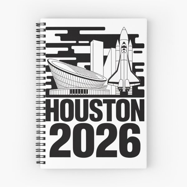 Item preview, Houston 2026 Space Shuttle Football T-Shirt V1 designed and sold by DarylWelsh2024.