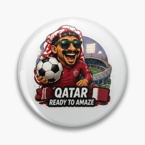Item preview, Qatar 2026 Football Fan Art Sticker designed and sold by syndia2209.