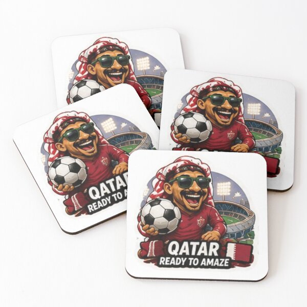 Item preview, Qatar 2026 Football Fan Art Sticker designed and sold by syndia2209.