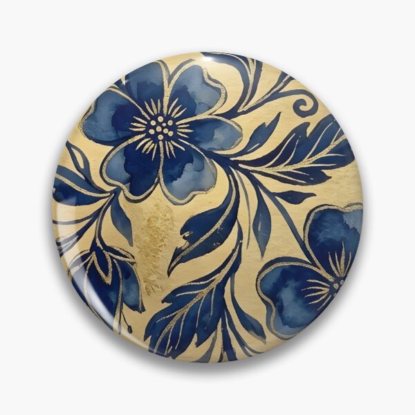 Item preview, Navy Floral  designed and sold by GraphicsClub.