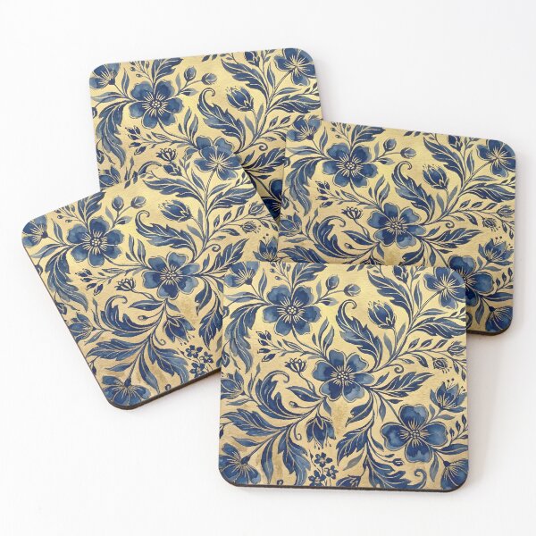 Item preview, Navy Floral  designed and sold by GraphicsClub.