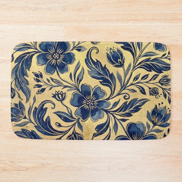 Item preview, Navy Floral  designed and sold by GraphicsClub.