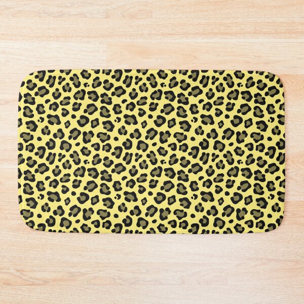 Item preview, Yellow and Black leopard print designed and sold by pattern-archive.