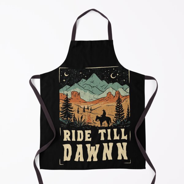 Item preview, Ride Till Dawn Western Cowboy Mountains designed and sold by Blurbean.