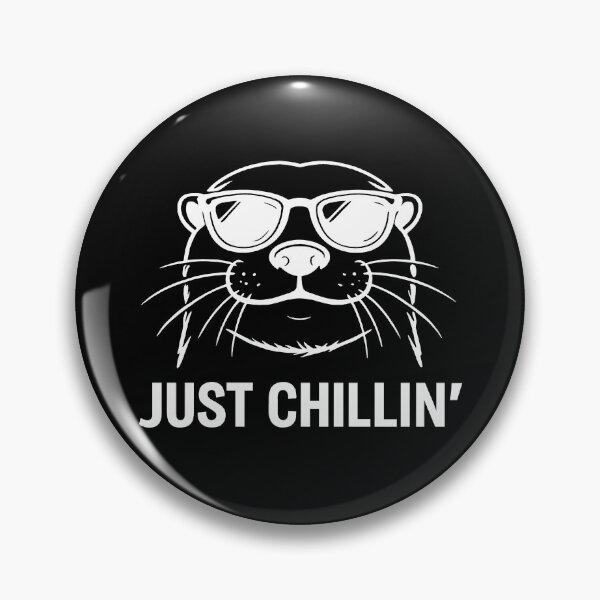 Item preview, Just Chillin – Cool Funny Otter with Sunglasses Sketch designed and sold by SouthWestGraphics.