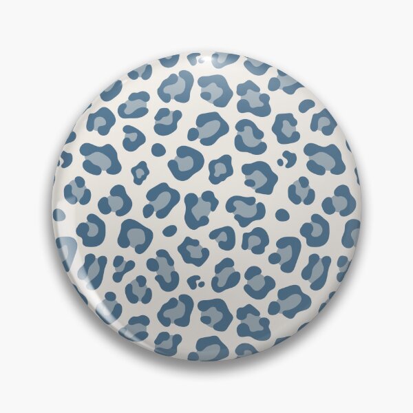 Item preview, Cream and Blue leopard print designed and sold by pattern-archive.