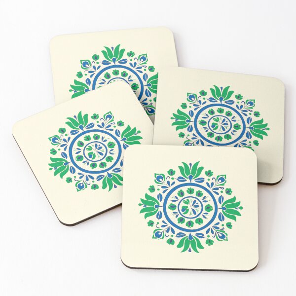 Item preview, Folk Mandala designed and sold by CharlottePlaceArt.