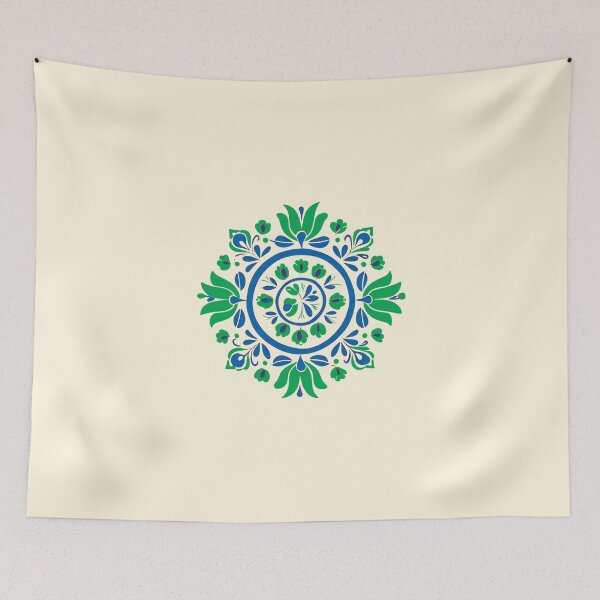 Item preview, Folk Mandala designed and sold by CharlottePlaceArt.