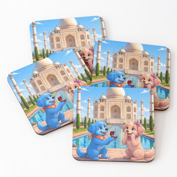 Item preview, Blue Dog Proposal at the Taj Mahal designed and sold by pensational.
