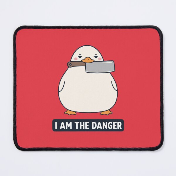 Item preview, I AM THE DANGER Duck Cleaver Knife Meme designed and sold by bosamji.