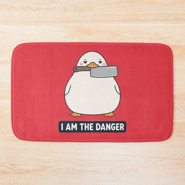 Item preview, I AM THE DANGER Duck Cleaver Knife Meme designed and sold by bosamji.