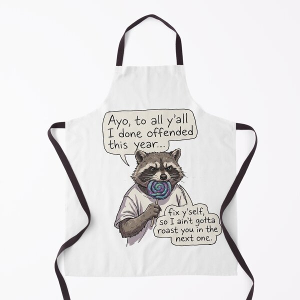 Item preview, Savage Trash Panda Raccoon Meme – "Fix Y'self" Roast designed and sold by malenkaa1990.