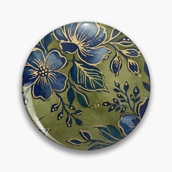 Item preview, Navy Floral  designed and sold by GraphicsClub.