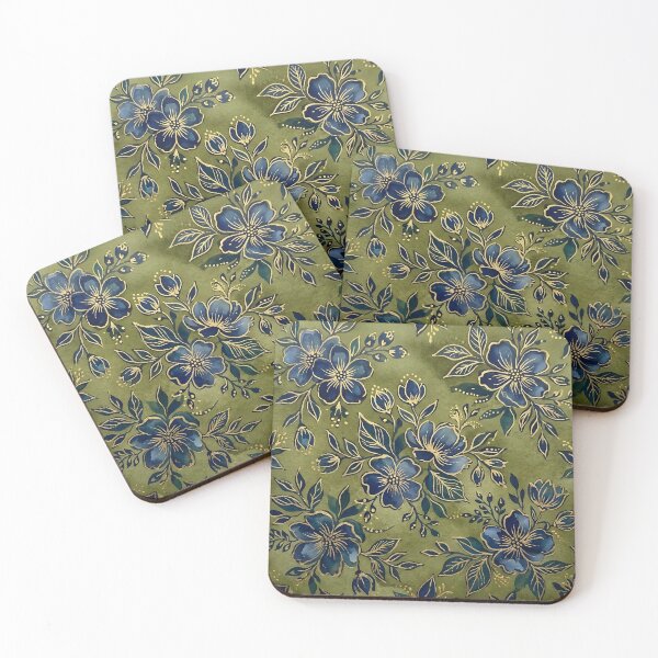 Item preview, Navy Floral  designed and sold by GraphicsClub.