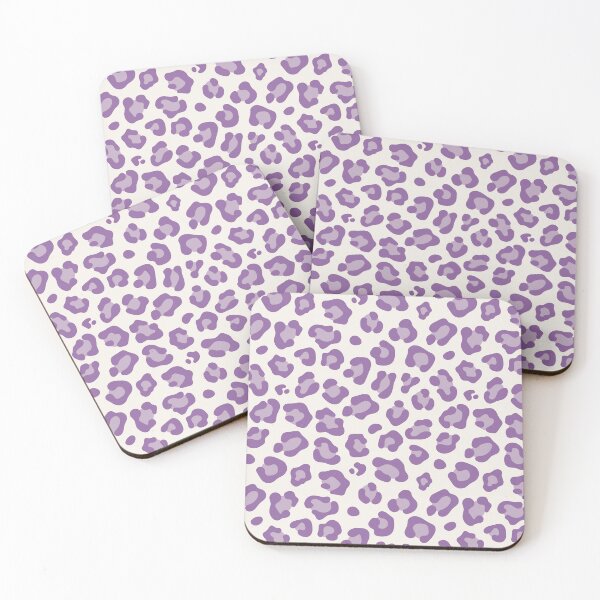 Item preview, Cream and Purple leopard print designed and sold by pattern-archive.