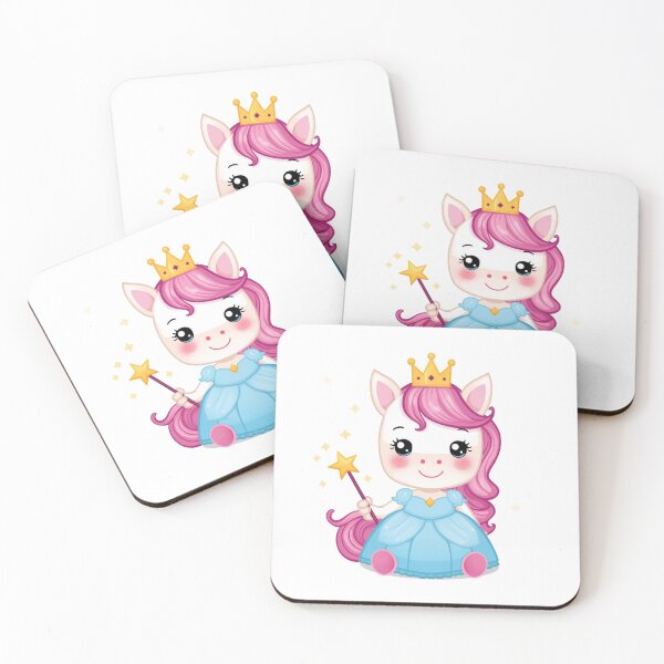 Item preview, ? Princess Unicorn – Cute Girls Kids T-Shirt Design designed and sold by SunnyDesign82.