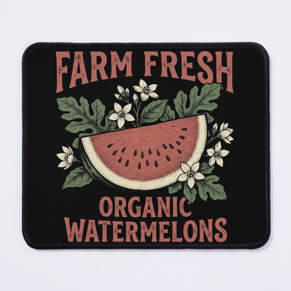 Item preview, Farm Fresh Organic Watermelons Vintage Farmers Market Botanical designed and sold by TeNovaStudio.