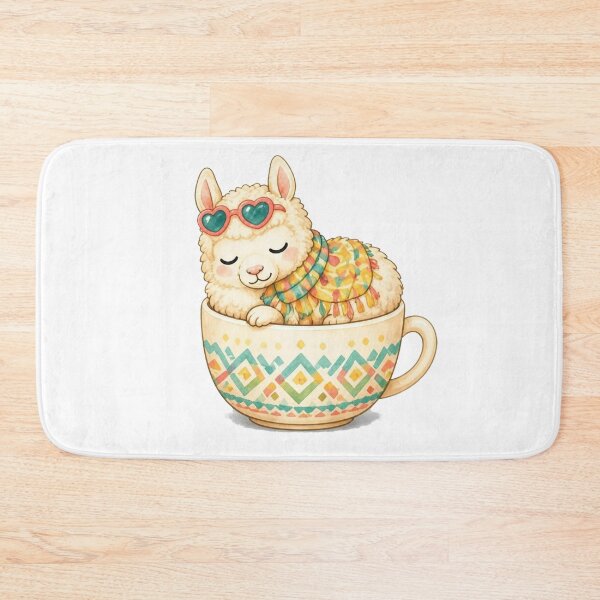 Item preview, Cozy Alpaca in a Teacup – Summer Edition designed and sold by Icareis-Studios.