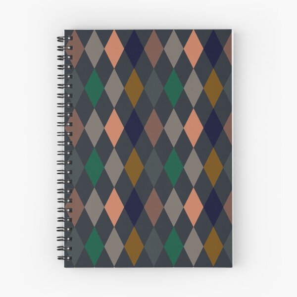 Item preview, Dark Earth Tone Harlequin Diamonds Design  designed and sold by PatternTitan.