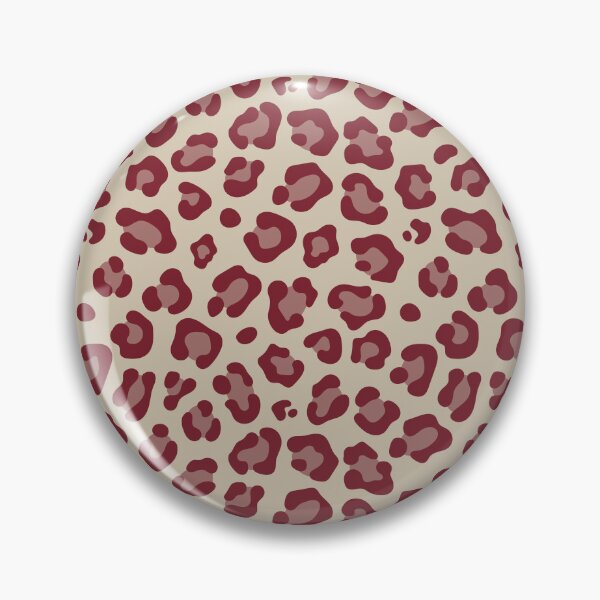 Item preview, Beige and Red leopard print designed and sold by pattern-archive.
