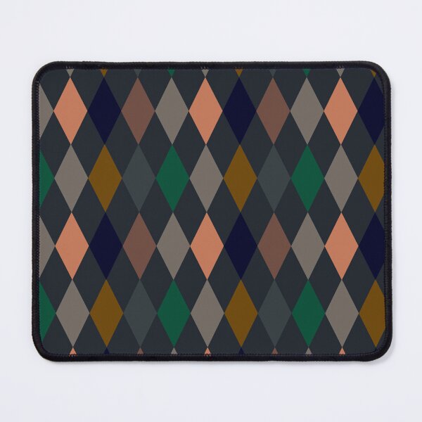 Item preview, Dark Earth Tone Harlequin Diamonds Design designed and sold by PatternTitan.