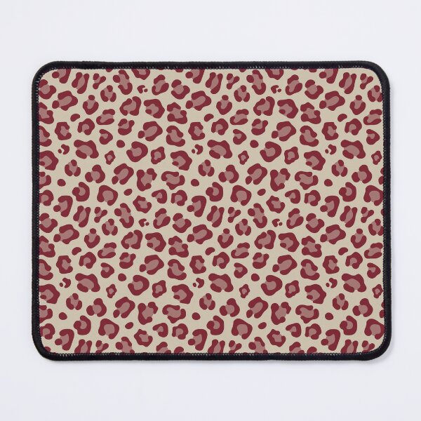 Item preview, Beige and Red leopard print designed and sold by pattern-archive.