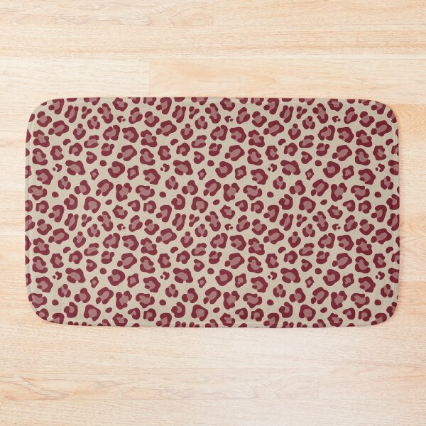 Item preview, Beige and Red leopard print designed and sold by pattern-archive.