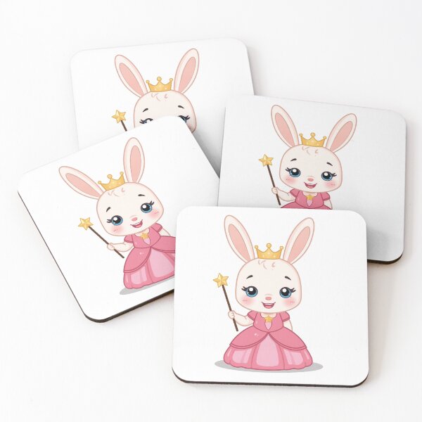 Item preview, ? Princess Bunny – Cute Girls Kids T-Shirt Design designed and sold by SunnyDesign82.