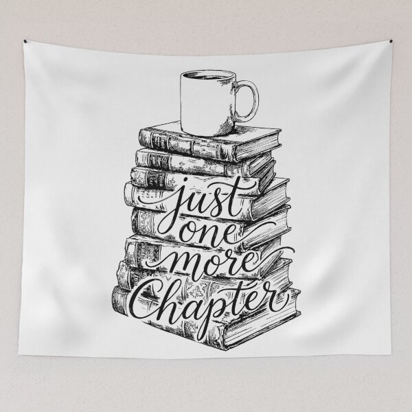 Item preview, Just One More - Bookish Aesthetic designed and sold by bapupa.