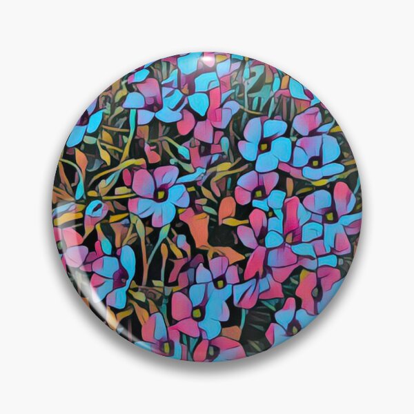 Item preview, Abstract Impressionist Oxalis Purple Shamrock Digital Art designed and sold by BalkanBloom.