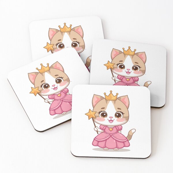 Item preview, ? Princess Cat – Cute Girls Kids T-Shirt Design designed and sold by SunnyDesign82.