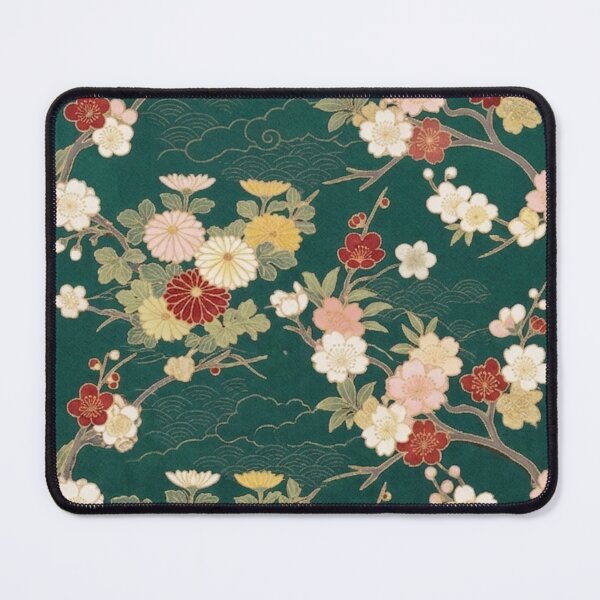 Item preview, Japanese Floral Seamless Pattern – Sakura & Chrysanthemum Botanical Design designed and sold by FashioonTrends.