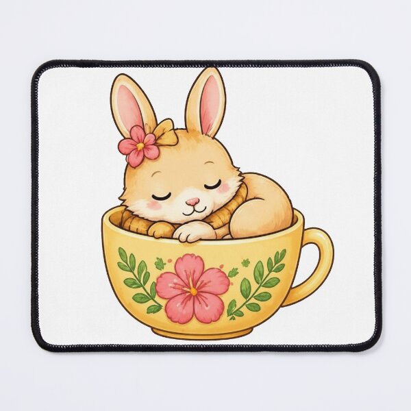 Item preview, Cozy Bunny in a Teacup – Summer Edition designed and sold by Icareis-Studios.