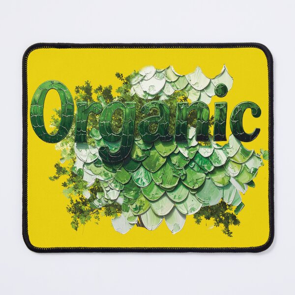Item preview, Text “Organic” green design! designed and sold by Alan-David.