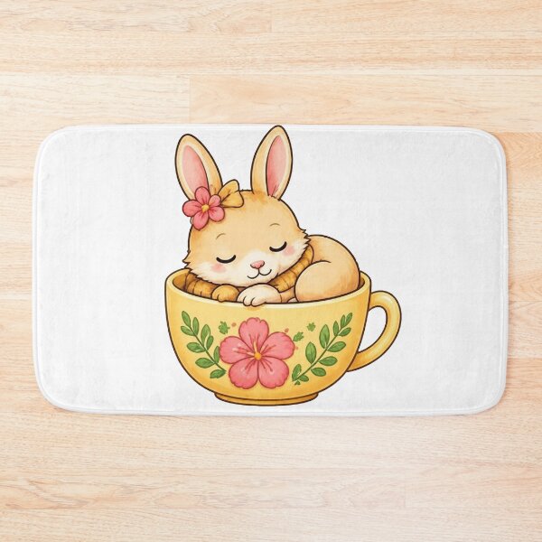 Item preview, Cozy Bunny in a Teacup – Summer Edition designed and sold by Icareis-Studios.