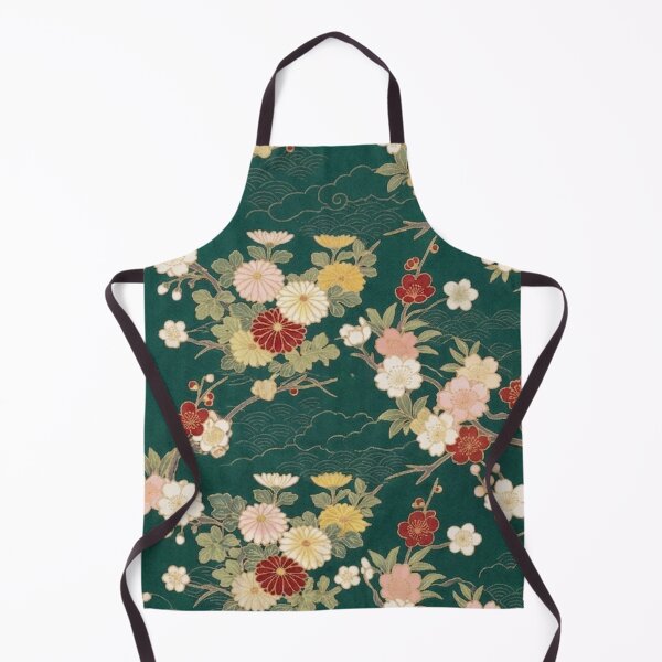 Item preview, Japanese Floral Seamless Pattern – Sakura & Chrysanthemum Botanical Design designed and sold by FashioonTrends.