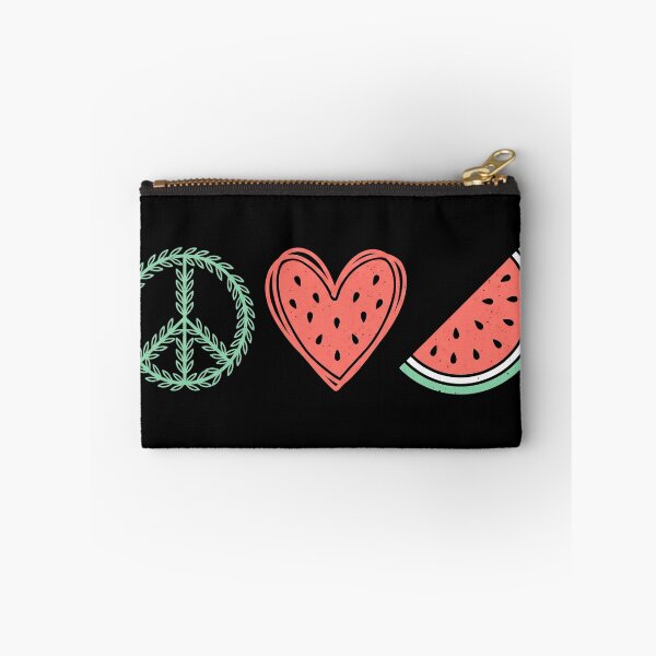 Item preview, Peace Love Watermelon Retro Hand Drawn Summer Fruit designed and sold by TeNovaStudio.