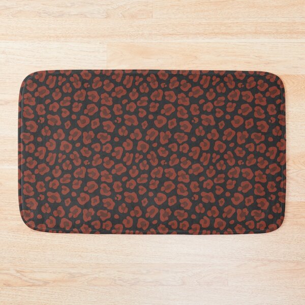 Item preview, Charcoal and Rust leopard print designed and sold by pattern-archive.