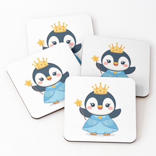 Item preview, ? Princess Penguin – Cute Girls Kids T-Shirt Design designed and sold by SunnyDesign82.