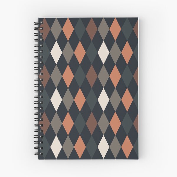 Item preview, Autumnal Harlequin Diamonds Design  designed and sold by PatternTitan.
