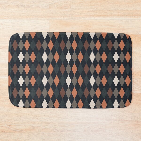 Item preview, Autumnal Harlequin Diamonds Design designed and sold by PatternTitan.