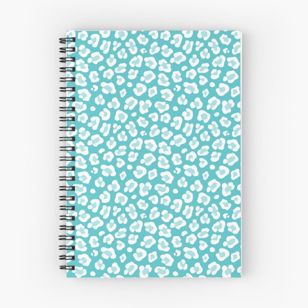 Item preview, Aqua and White leopard print designed and sold by pattern-archive.