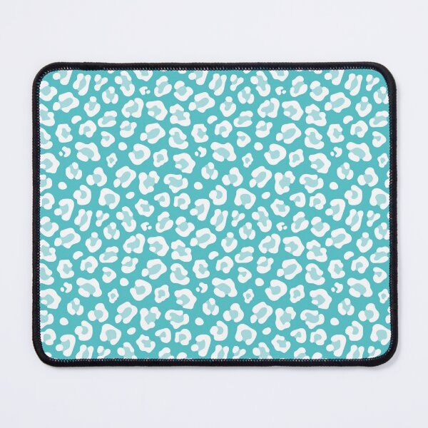 Item preview, Aqua and White leopard print designed and sold by pattern-archive.