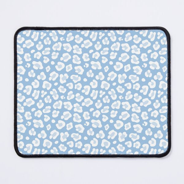 Item preview, Baby Blue and White leopard print designed and sold by pattern-archive.