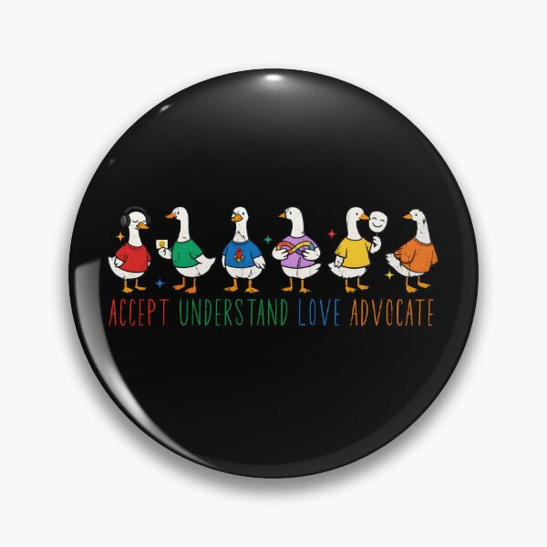 Item preview, Accept Understand Love Advocate designed and sold by CharmiA Fox.