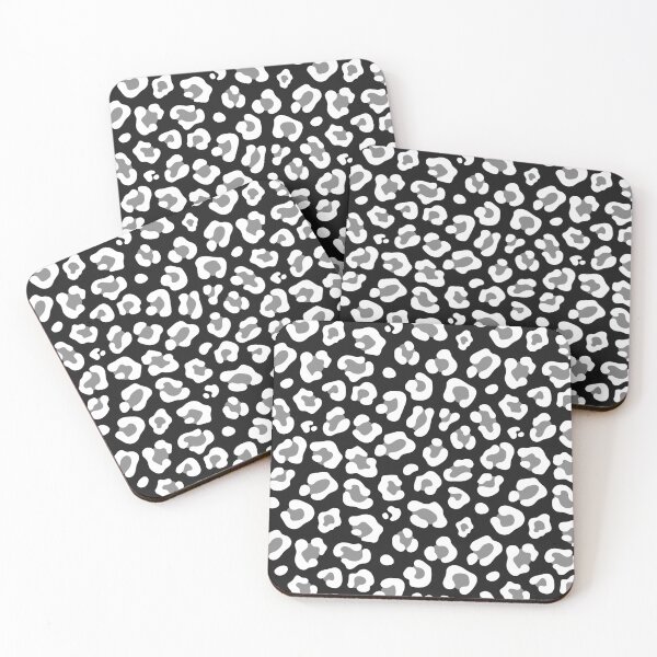 Item preview, Black and White leopard print designed and sold by pattern-archive.