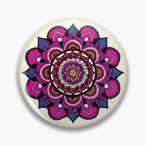Item preview, Folk Mandala designed and sold by CharlottePlaceArt.