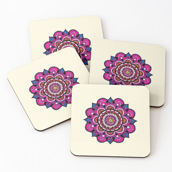 Item preview, Folk Mandala designed and sold by CharlottePlaceArt.