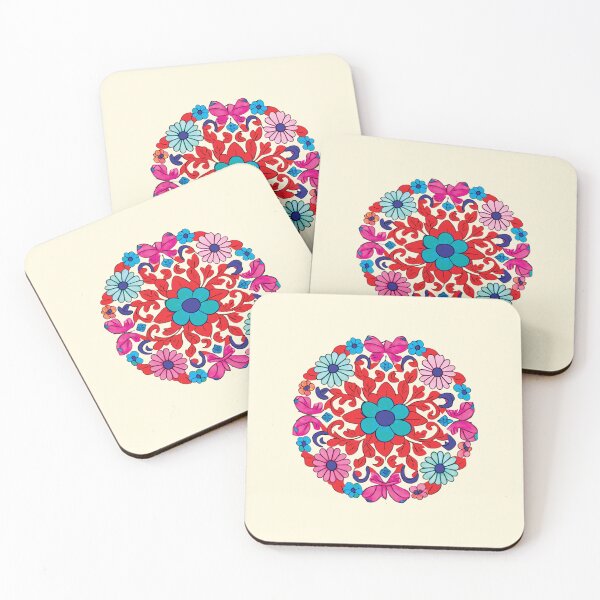 Item preview, Folk Mandala designed and sold by CharlottePlaceArt.
