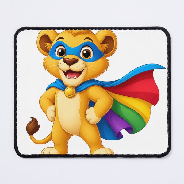 Item preview, ? Superhero Lion Cub – Cute Boys Kids T-Shirt Design designed and sold by SunnyDesign82.